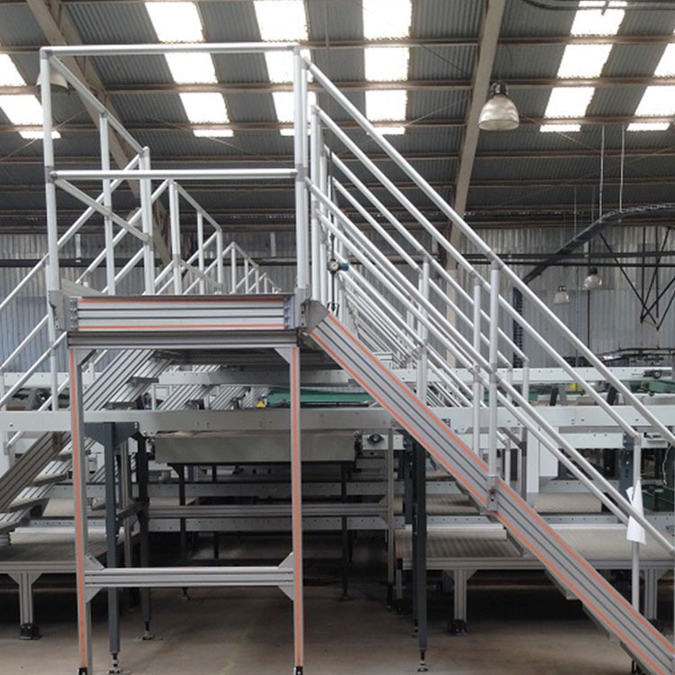 非标工业铝型材踏台  安全扶手踏步台 铝型材楼梯踏步安全扶手