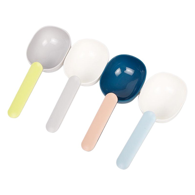 Cuchara de comida para gatos para mascotas cuchara de comida para perros pala de comida para perros a juego de color cuchara de comida para mascotas cuchara de alimentación suministros para mascotas en stock al por mayor