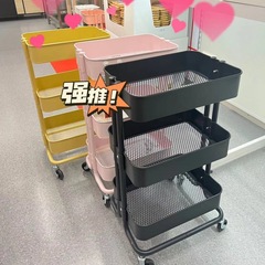 輸出対外貿易分類収納トロリー客間収納棚寝室化粧品棚美容紋織工具車