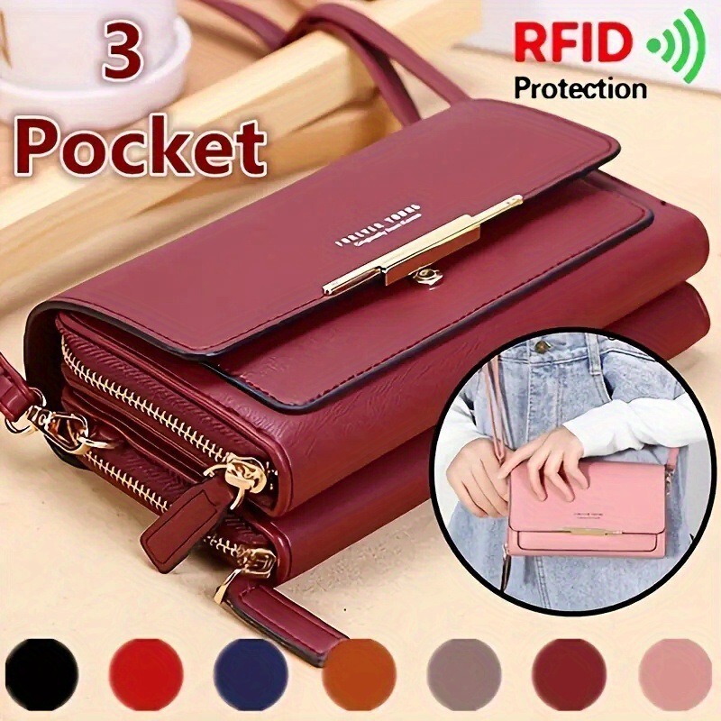 New Style Women's Wallet, Korean Style Multifunctional Shoulder Bag, Medium-Length Clutch Bag, Coin Purse, Factory Direct Sale New Style Women's Wallet, Korean Style Multifunctional Shoulder Bag, Medium-Length Clutch Bag, Coin Purse, Factory Direct Sale