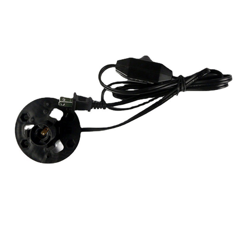 供应 美规电源插头线 美式调光开关线 盐灯电源线