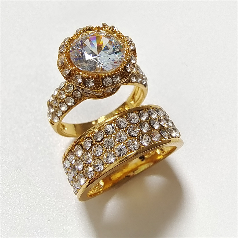 1 Piece Retro Geometric Alloy Inlay Artificial Gemstones Zircon Womenu0027S Rings