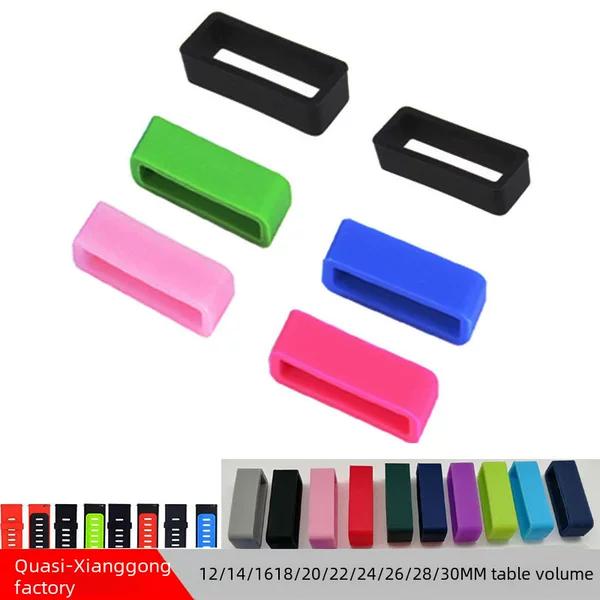 Manufacturers spot direct supply bracelet strap silicone activity ring watch with accessories fixed buckle rubber ring