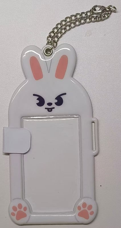skzoo デイリーウィークリー Doudou アイ磁気カードホルダー Li Longfu 手をつなぐ動物プラスチック PVC ID カードホルダーフォトカード収集|undefined
