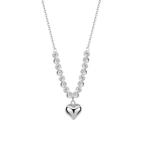 Blogger's same love pearl necklace for women, fashionable and non-fading clavicle chain, high-end niche versatile necklace