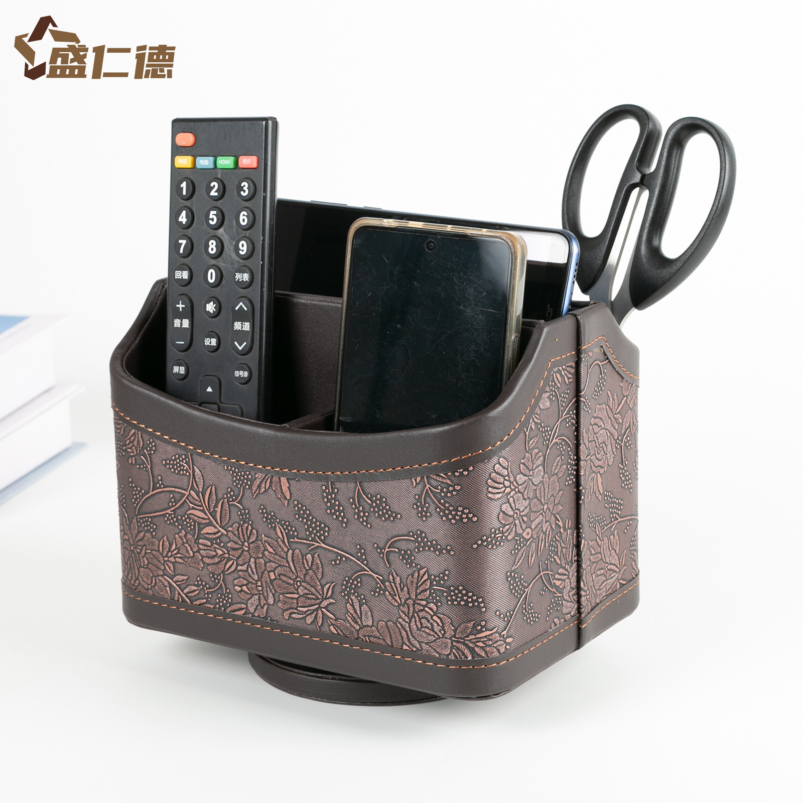回転収納ボックス(5室)レトロフラワー