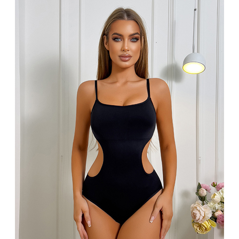 Damer bodysuit med bar ryg og stropper undertøj og nattøj_voghion.com
