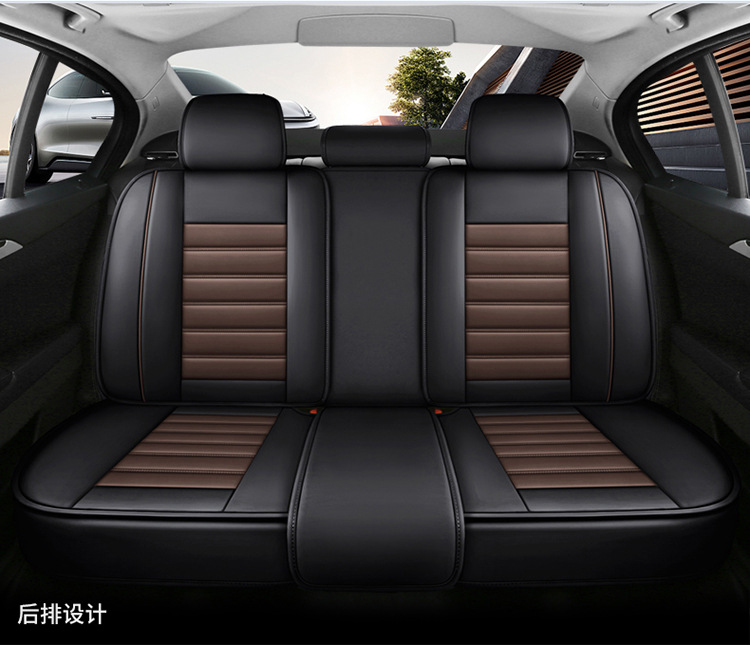 Car Seat Cushion, Universal for All Seasons, Breathable Seat Cover, Full Leather Breathable Leather Seat Cover, Summer Special