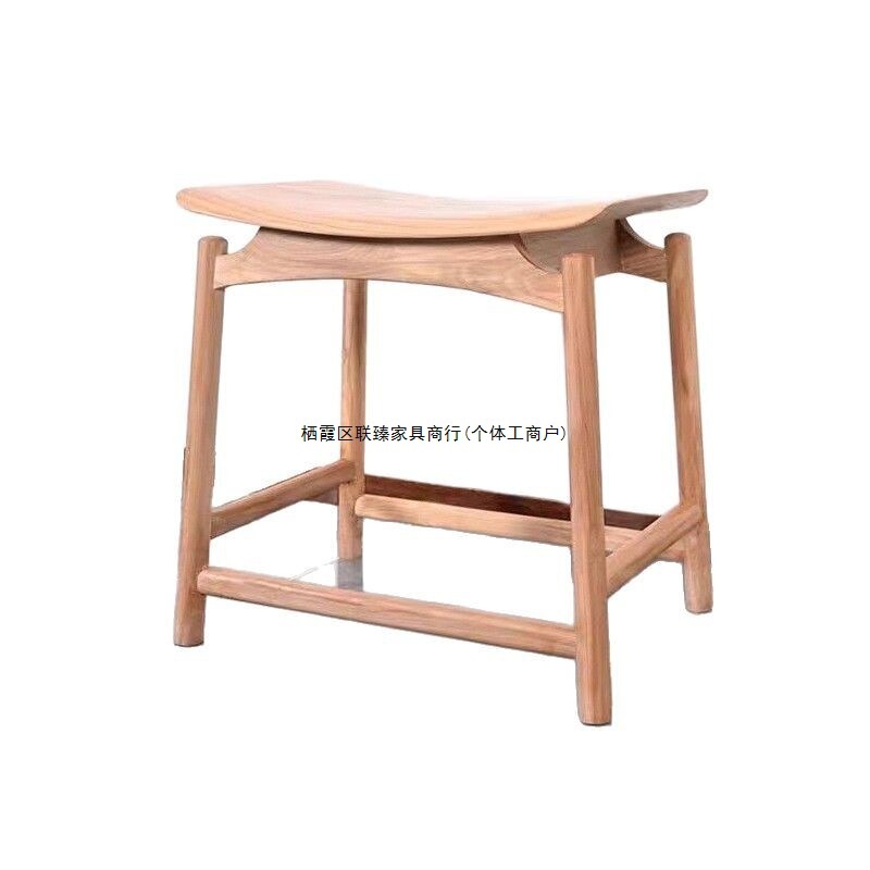 新款元宝凳马鞍凳中式实木家用茶凳化妆客厅换鞋凳子餐饮简约凳子|undefined