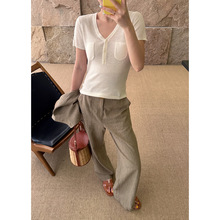 ONIVINTAGE ����V�촿ɫ����������ë֯����OH262N2248