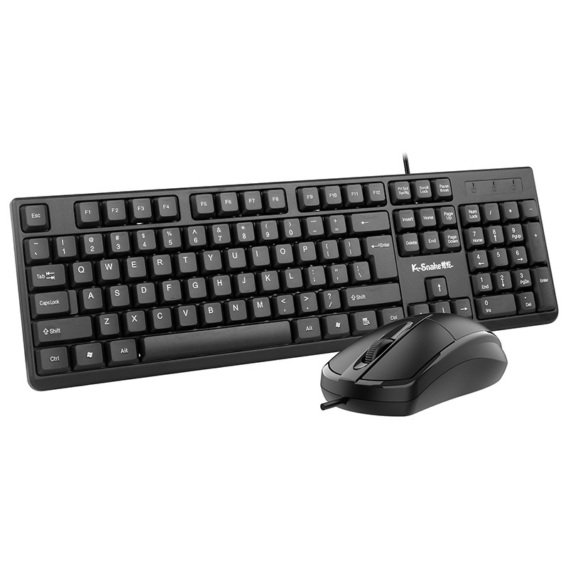 マムシKM-007有線usbキーボードマウスセットパソコンノートビジネスオフィスゲームキーマウスセット|undefined