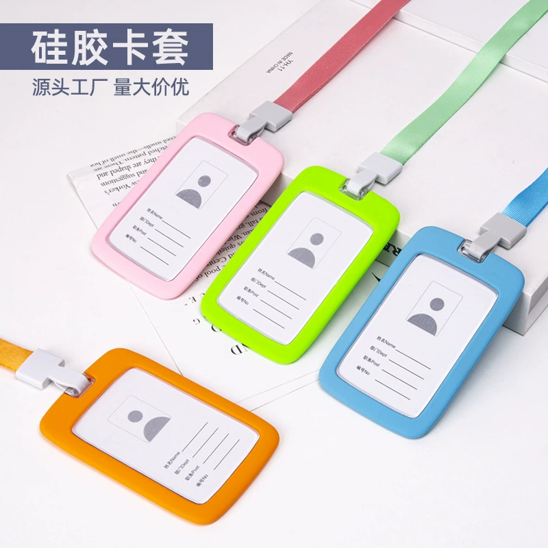 Трансграничный силиконовый односторонний набор карт сотрудника набор значков пластиковая автобусная карта выставочная карта Заводская Лицензия оптом