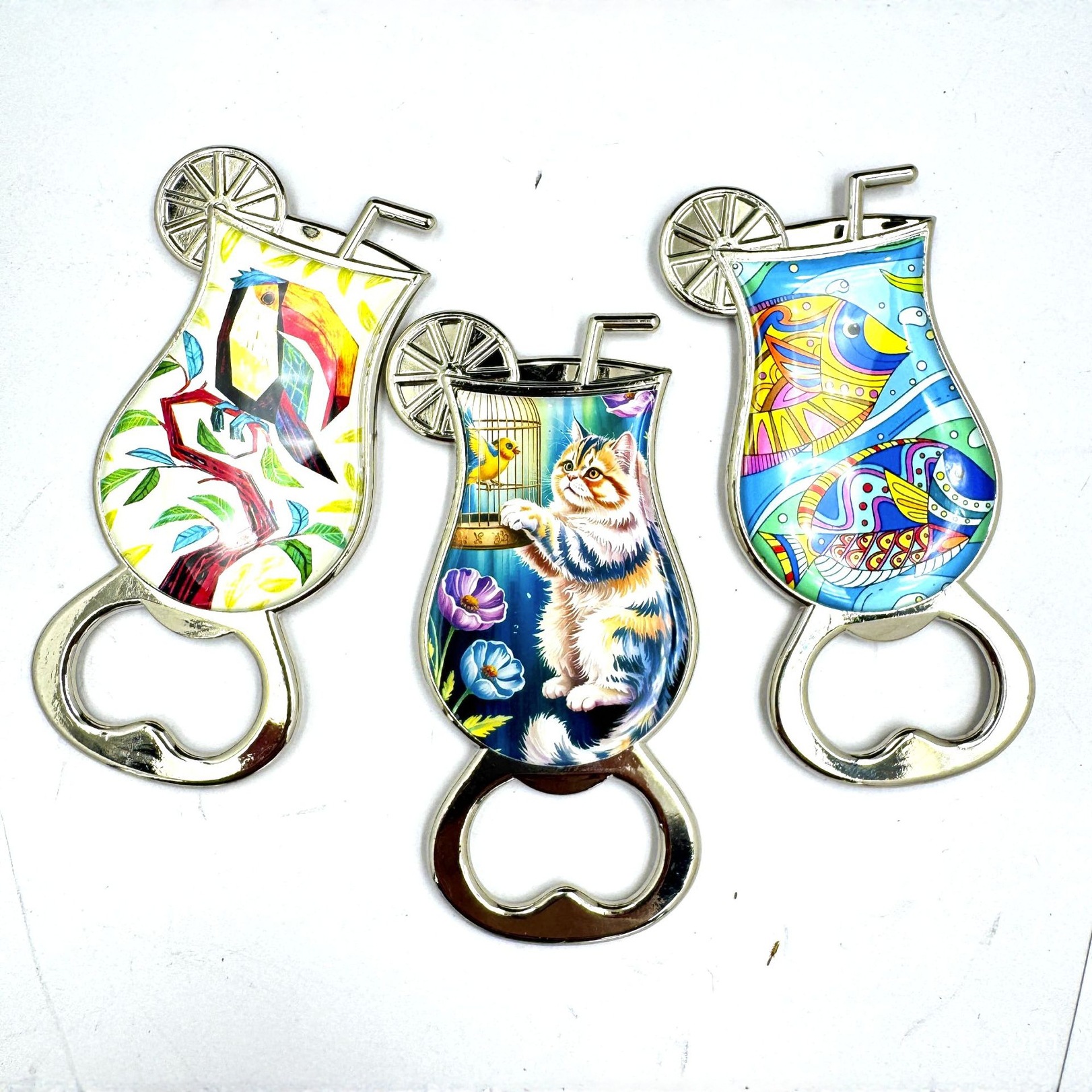 旅游城市开瓶器冰箱贴 旅游纪念品 贴纸金属开瓶器冰箱贴批发