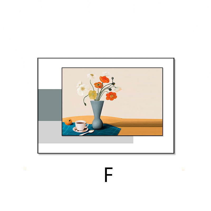 Pintura de decoración de restaurante, flores de lujo ligeras, micro tallado tridimensional, pintura colgante, mesa de comedor, mural, pasillo, dormitorio, pintura decorativa individual