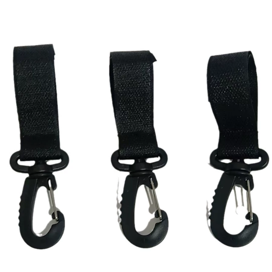 Plastic street stroller with velcro for car