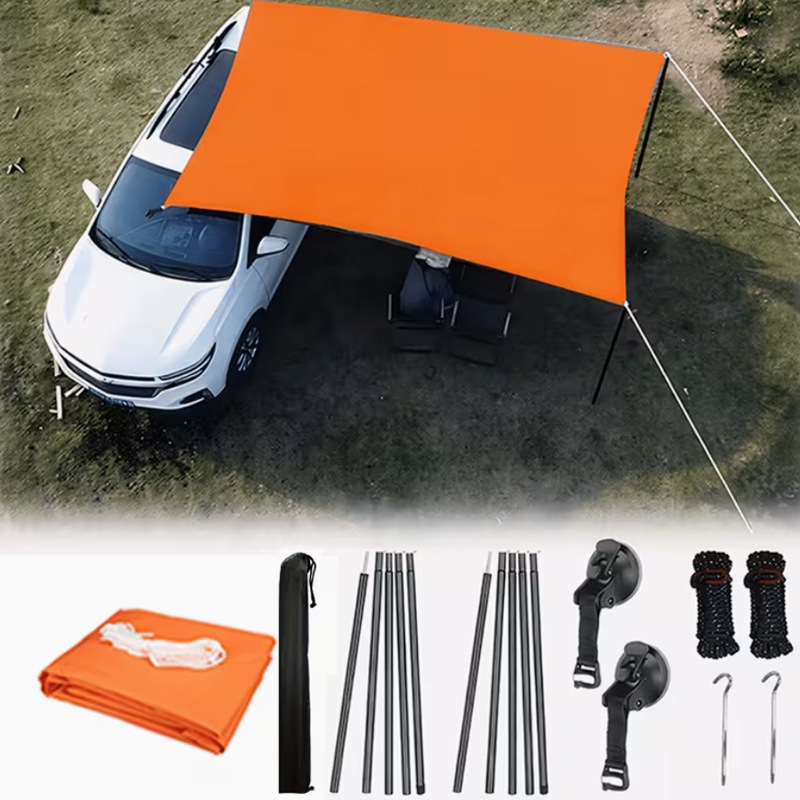SUV side awning, car side tent, outdoor camping car side sunshade, off-road rainproof and sunproof car side cover
