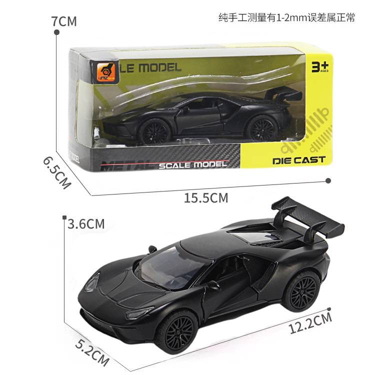 Hot 1: 36f modelo de aleación de simulación de tres puertas de auto deportivo de inercia de coche de juguete para niños cool