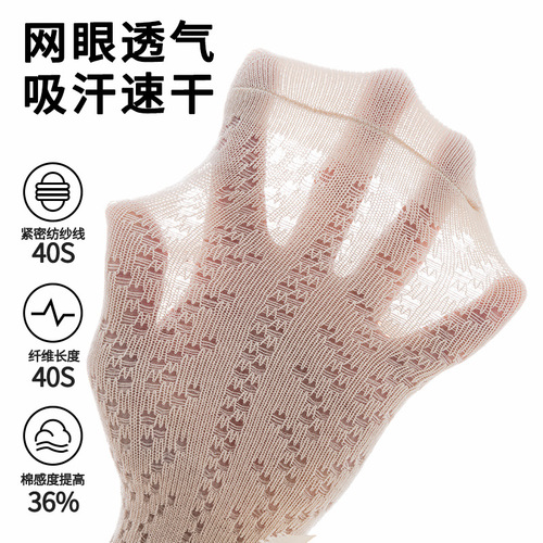 Baby and Toddler 0-1-3 Years Girls' A-Grade Cotton Summer Thin Mesh Breathable Tall Leg Anti-Mosquito Socks