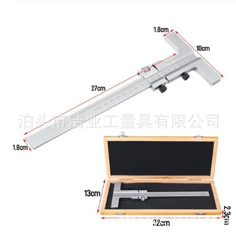 Т-образный штангенциркуль для точной настройки 0-160 200 250 300 400 500 600 0,05