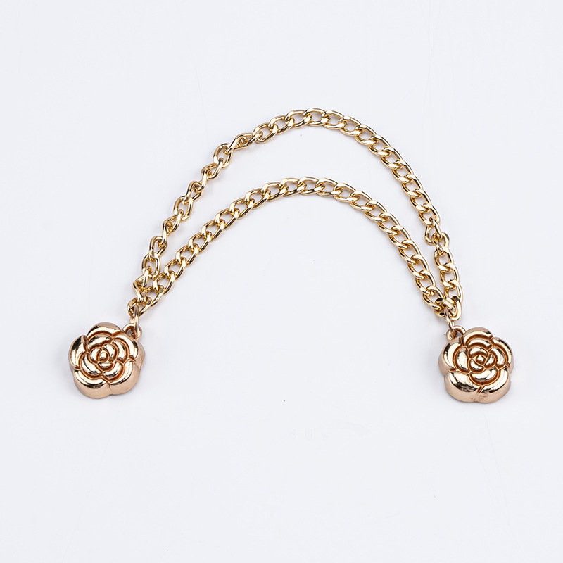 チェーンの磁気はズボンの足を引きずることを防ぎます。金属の磁気は袖口を固定します。