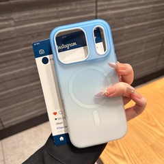 适用于苹果17PROMAX磨砂肤感渐变磁吸手机壳iPhone16二合一保护套