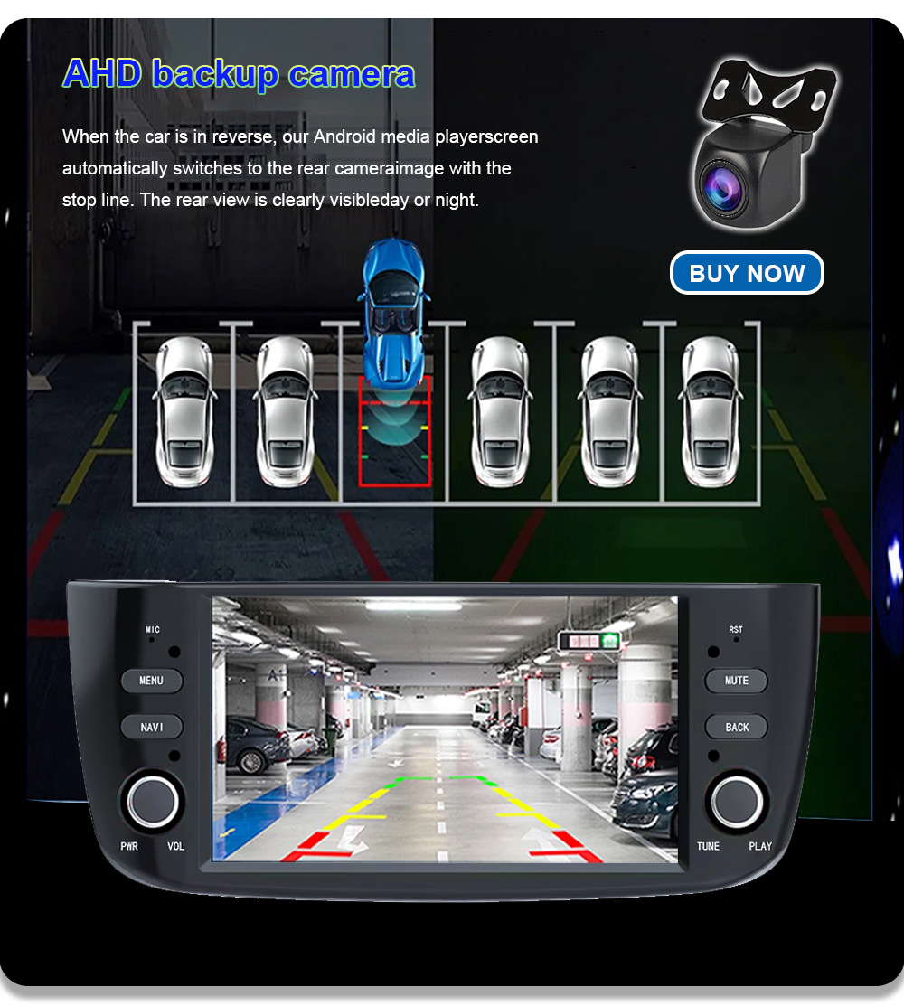 Cross-Border Compatible Fiat Punto Wireless Carplay Car Navigation Gps Android Car Dvd Bluetooth Radio