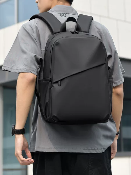 Cross-border men's backpack for casual commuting and travel, business office waterproof laptop backpack, large-capacity school bag