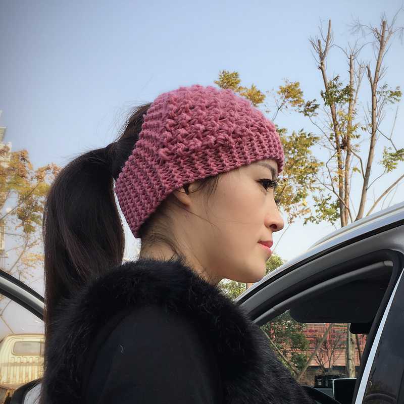 アクセサリーの頭飾りの頭カバーのヘアバンドの毛糸ニットの保温女性の頭カバーの髪カバー|undefined