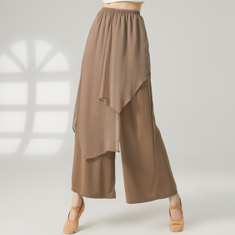 Modern Dance Practice Clothes, Dance Pants for Women, Loose-Fitting New Performance Outfits, Classical Dance Flowing Outfits