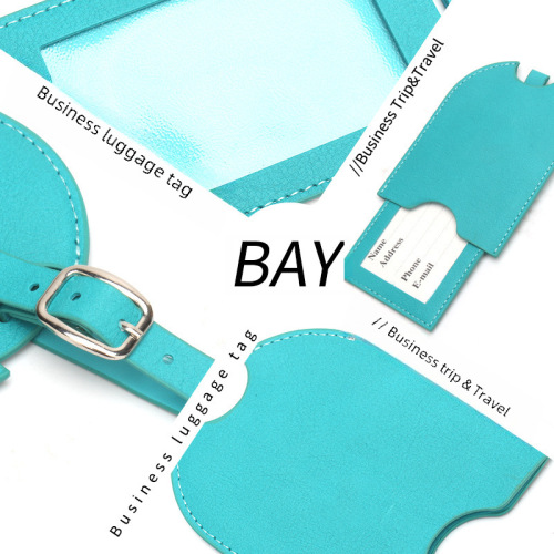 Push-pull luggage tag aircraft boarding pass hidden suitcase tag card holder double layer can be used for advertising LOGO words