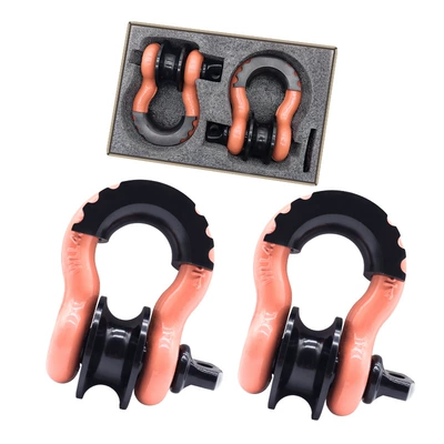 Other Car Modifications pulley large shackle G209 - orange-pink-pack-of-two