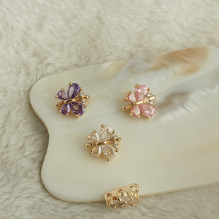 14k����ɫ��ɫ�ʯ������������ diy�ֹ��Ʒ��� ���Ŵ���ɢ��