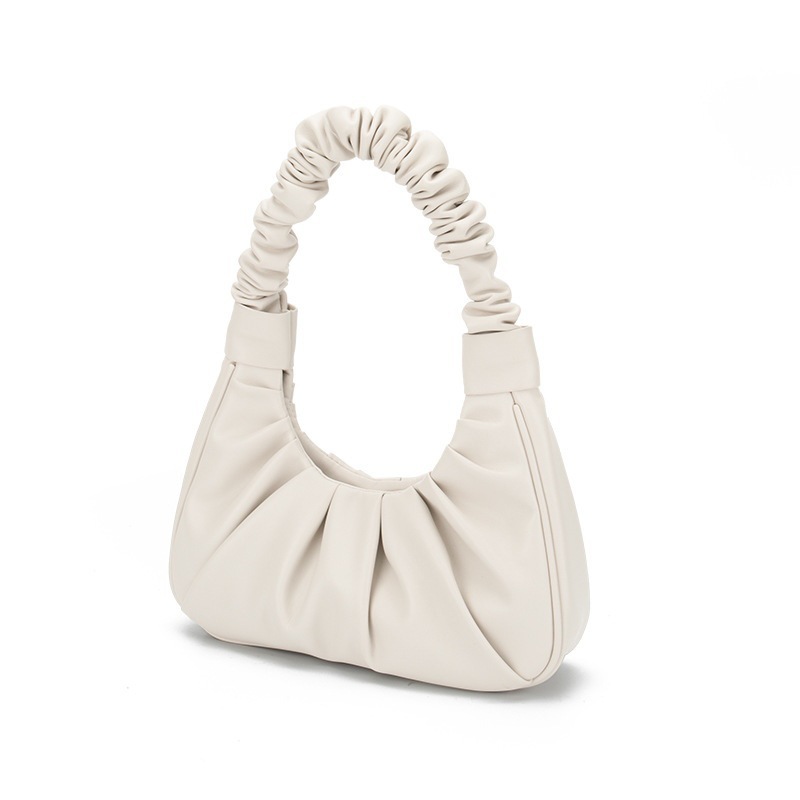 Handbag Women's Top Quality 2023 Summer New Niche Texture Soft Leather Armpit Bag Cloud Folds Shoulder Dumpling Bag_voghion.com