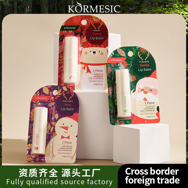 KORMESIC オールイングリッシュ クリスマスシリーズ 口紅 口紅 秋冬保湿 クロスボーダーメーカー|undefined
