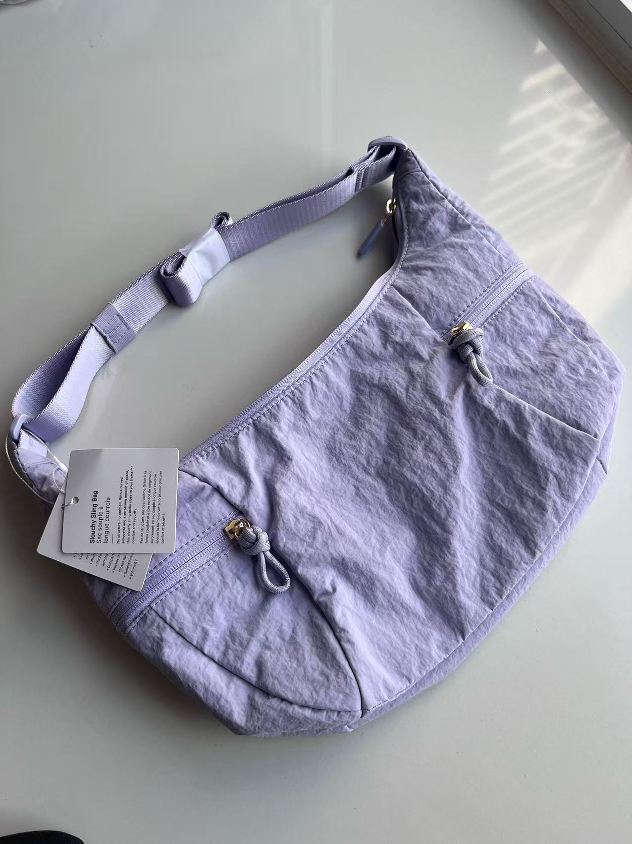 Slouchy Sling Hobo Bag 6L Small Crossbody Shoulder Bag For Women / 13L Large Dumpling Bag For Commuting - Thumbnail 6