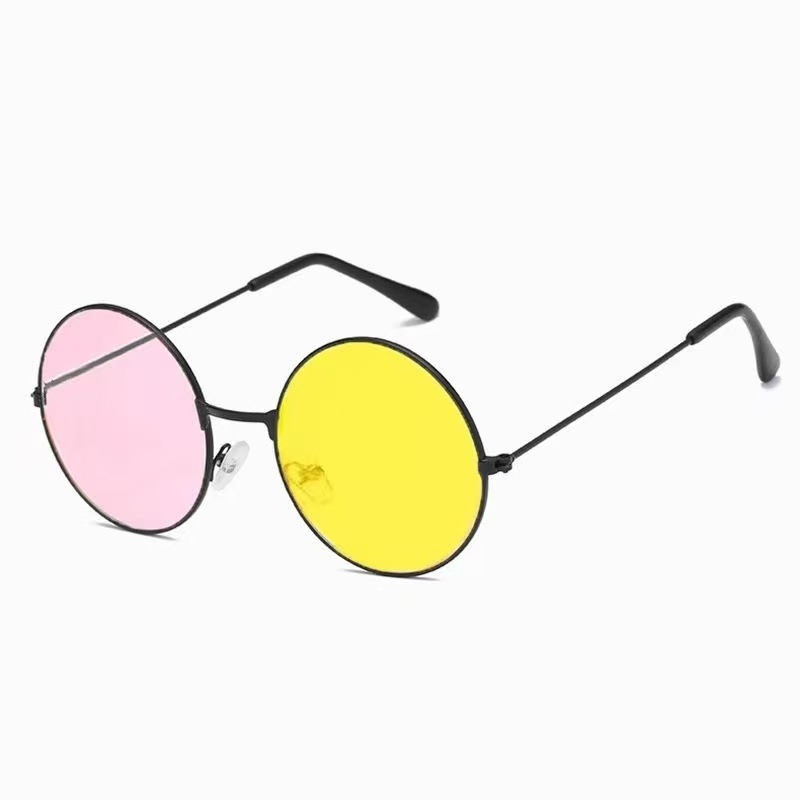 Left yellow right powder
