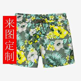 儿童男童锦纶集训泳馆涤纶尼龙泳裤快干泳衣沙滩裤实体工厂