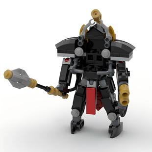 Moc Building Blocks Compatible with Lego Warhammer Warrior Paragon War Suit Boy Assembly Set Wholesale Hot Sale Cross-Border