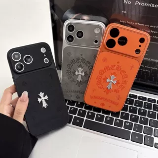 欧美潮牌皮质克罗心适用iPhone17promax手机壳16防摔保护15PM情侣
