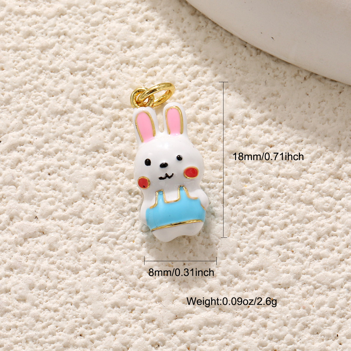 3g Weight Pendant Jewelry Making Type Charms Classification 1 Piece Quantity Copper Material Dinosaur, Cat Pattern All Seasons Season Polished Finish Enamel Design Cute Style 1 Piece Copper Dinosaur  Cat Polished Pendant Charms 20