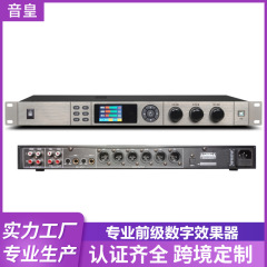プロのレベルのデジタル効果器ktvマイクの部屋のハウリング防止ktv人声マイクプロセッサの舞台公演