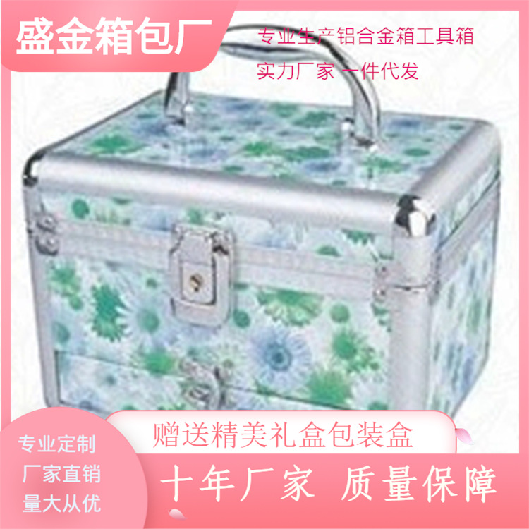 专业美发师铝合金多功能大容量收纳箱多层专业美容美发工具箱