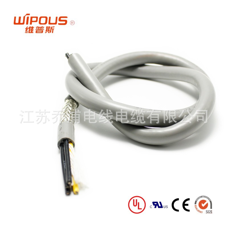 UL美标电缆 UL2586 2~50芯*14AWG 1000V多芯线 挤压护套线