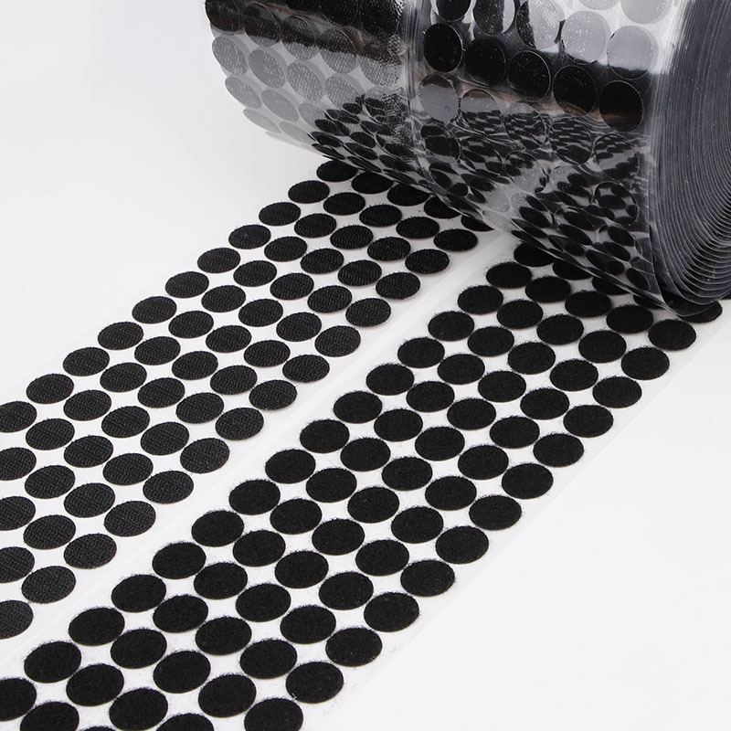 1.5/2.0 round double-sided adhesive Velcro nylon buckle female buckle self-adhesive tape accessories female buckle