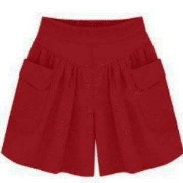 Женские Летние черные новые свободные шорты с высокой талией, женская одежда больших размеров, универсальные широкие повседневные брюки для полных девушек с высокой талией