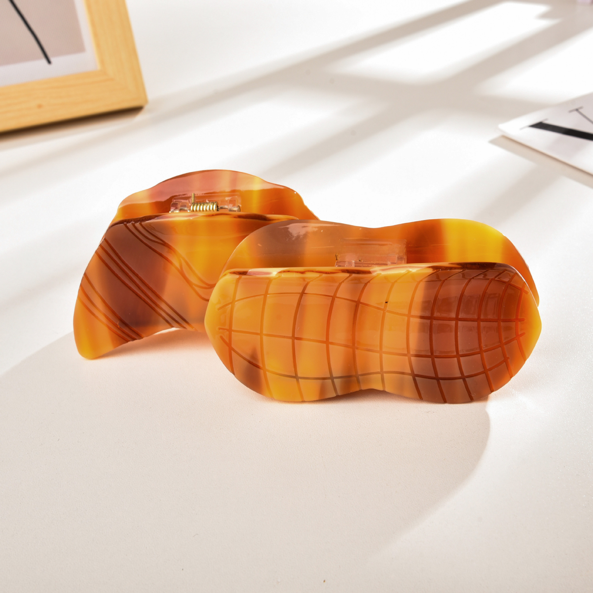 YHJ hair accessories New Design food hairpin peanut avocado acetate hair clip updo shark clip hair grip_voghion.com