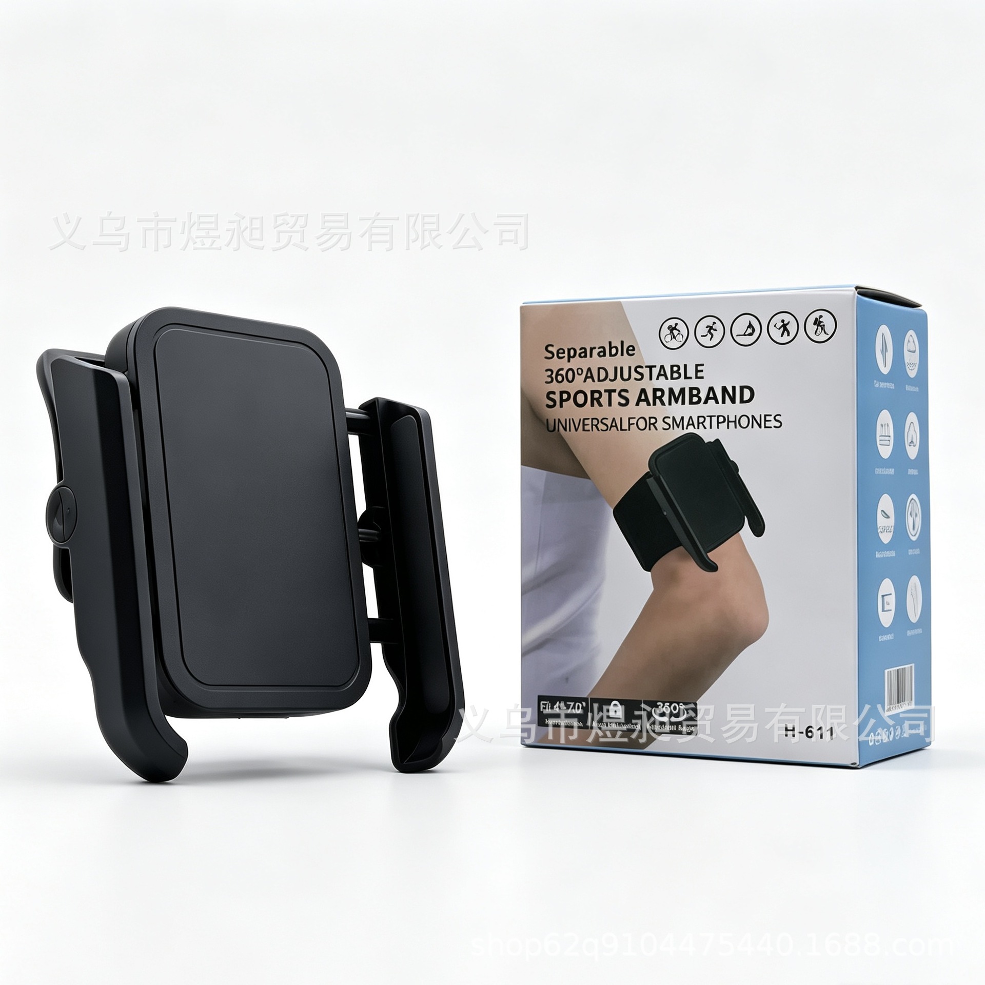 Cross-border hot-selling wrist phone holder for driving, cycling, live streaming, sports navigation, arm bag for running