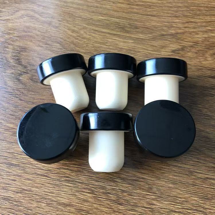 Tapón de botella de vino en forma de T, tapón universal de polímero para vino tinto, licor, vino de frutas, tapón sellador, tapón de vino, para botellas transfronterizas