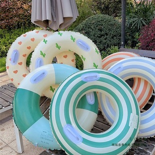 Swimming Ring for Adults and Men, Inflatable Thickened Lifebuoy for Students and Children, Beginner Swimming Internet Celebrity Armpit Floating Ring