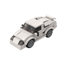 跨境热卖现货MOC-192556小颗粒拼装积木玩具小车DIY礼物模型摆件